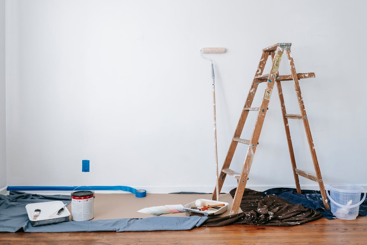 Painting tools and supplies